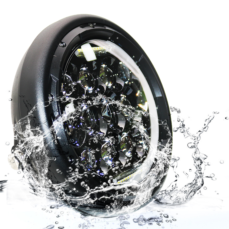 مصباح أمامي LED للدراجة الناري - مراجعة Universal Motorcycle Led Headlight Projector وسعره