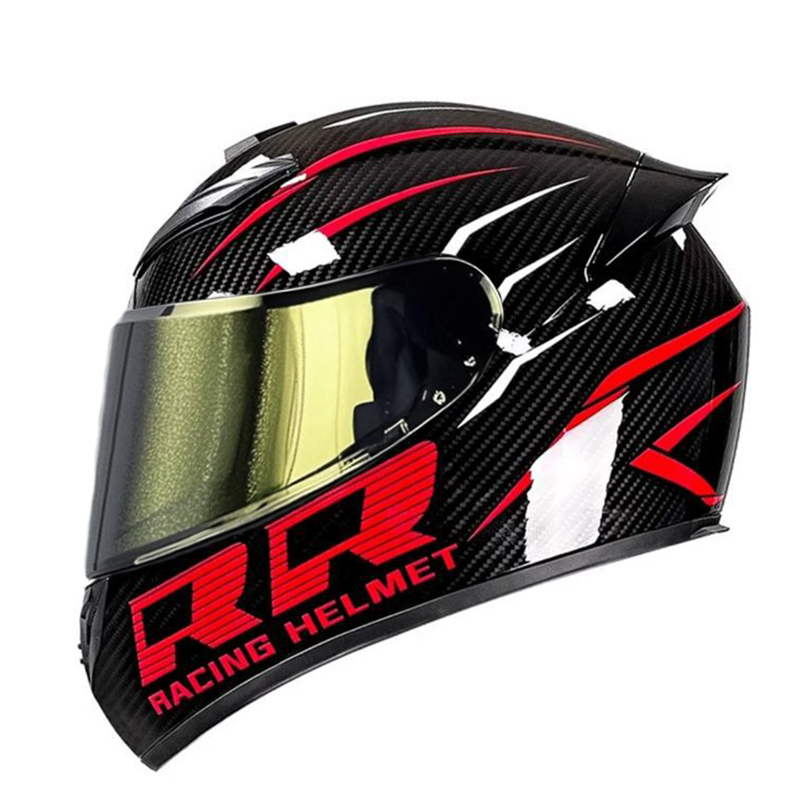 خوذة دراجة نارية للجنسين معتمد - مراجعة Full Face Motorcycle Helmet With Bluetooth وسعره