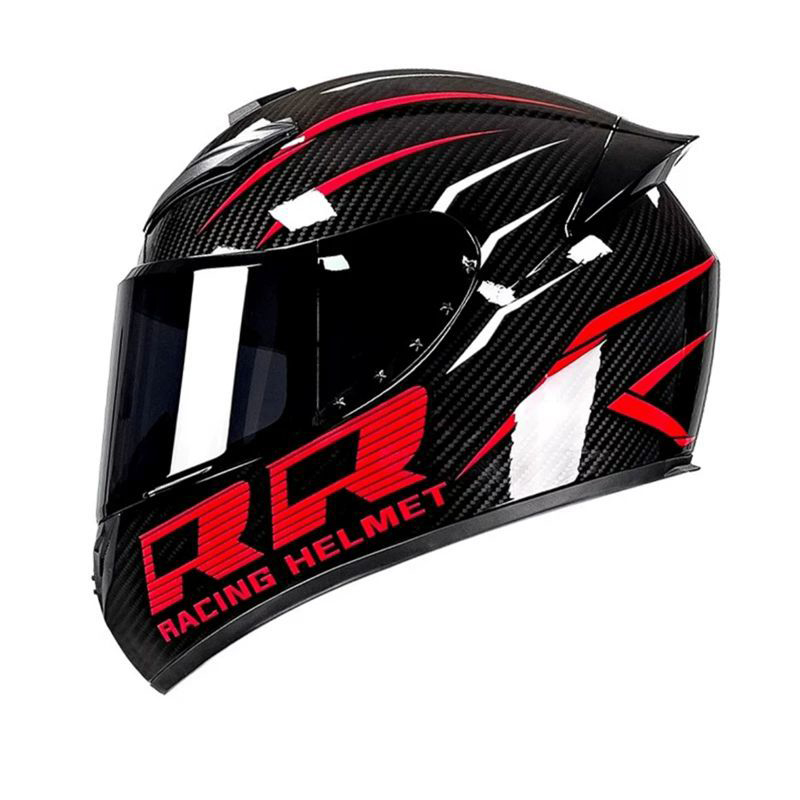 خوذة دراجة نارية للجنسين معتمد - مراجعة Full Face Motorcycle Helmet With Bluetooth وسعره