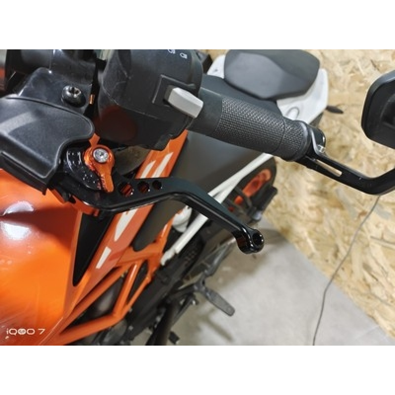 مخلب رافعة الفرامل رافعة مجموع - مراجعة Cnc Aluminum Adjustable Brake Clutch Levers وسعره