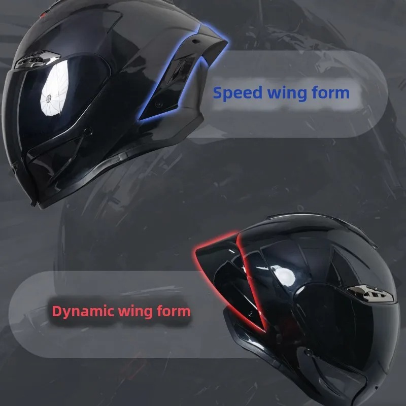 خوذة دراجة نارية رائجة بجناح خ - مراجعة Full Face Motorcycle Helmet With Bluetooth وسعره