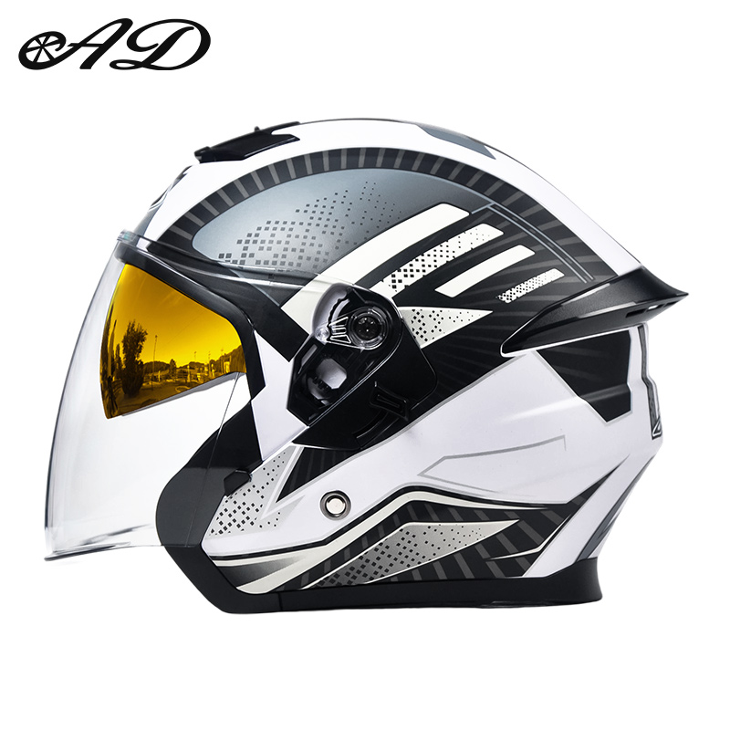 خوذة دراجة نارية نصفية عالية ا - مراجعة Full Face Motorcycle Helmet With Bluetooth وسعره