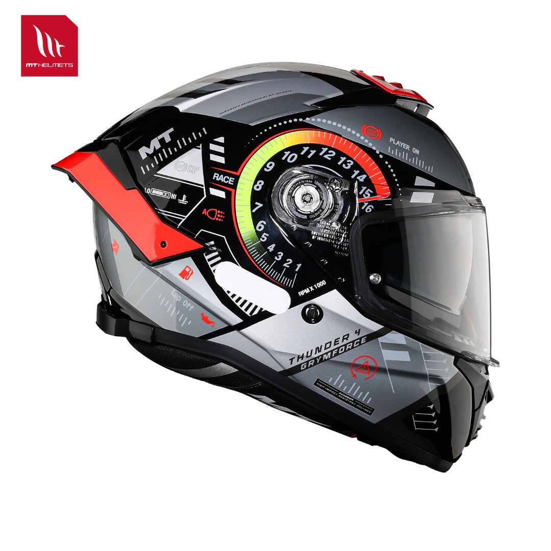 خوذات دراجات نارية ثاندر 4 إس  - مراجعة Dual Visor Motorcycle Racing Helmet وسعره