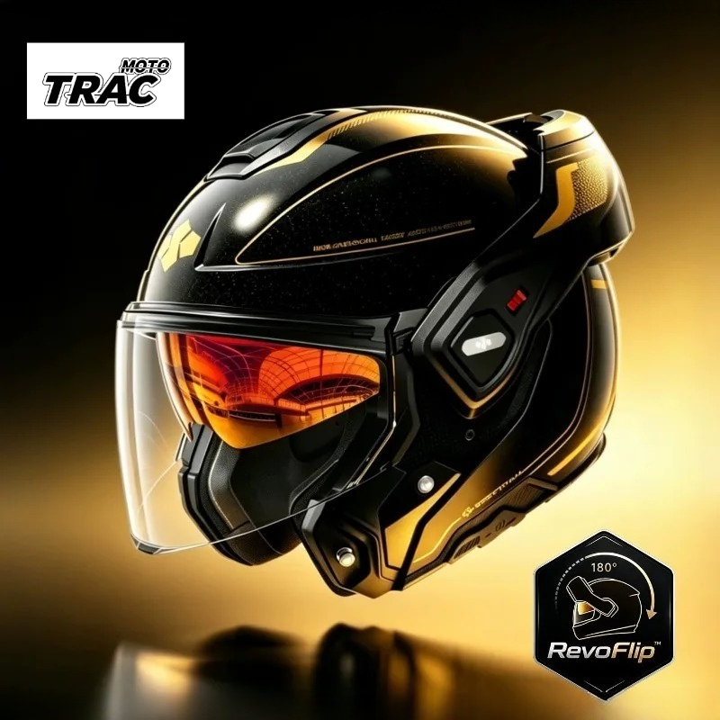 180 °   خوذة دراجة نارية قابلة - مراجعة Modular Flip Up Motorcycle Helmet Dot Approved وسعره