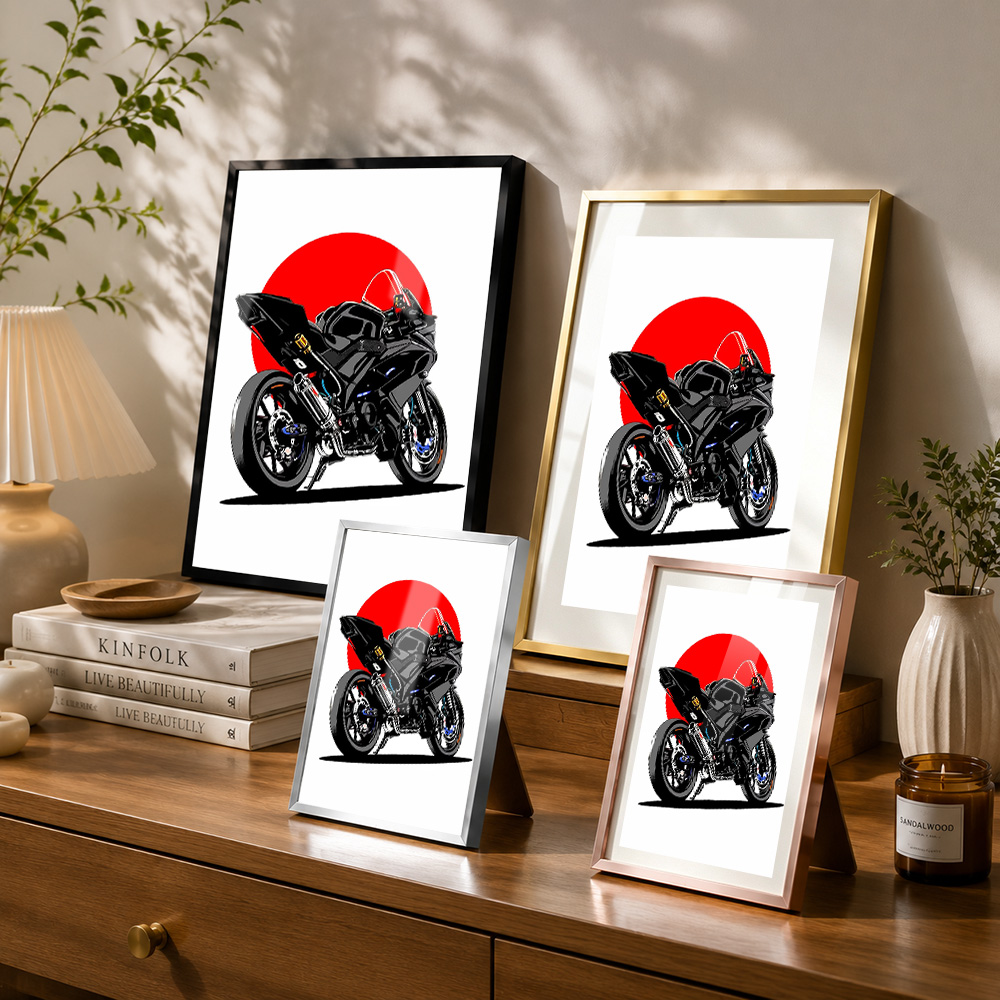 ملصق معدني من الألومنيوم بإطار - مراجعة Riding Gear وسعره